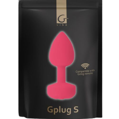 FUNTOYS GPLUG ANAL VIBRADOR RECARGABLE PEQUEO ROSA NEON 3CM