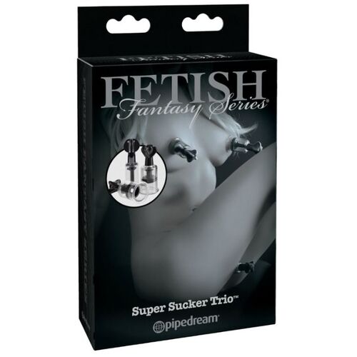 FETISH FANTASY  TRIO SUPER SUCCIONADOR PEZONES Y CLITORIS