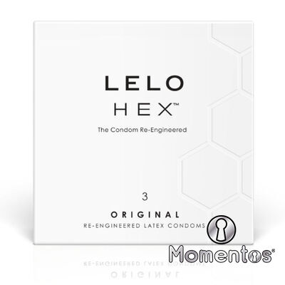 LELO HEX PRESERVATIVO CAJA 3 UDS