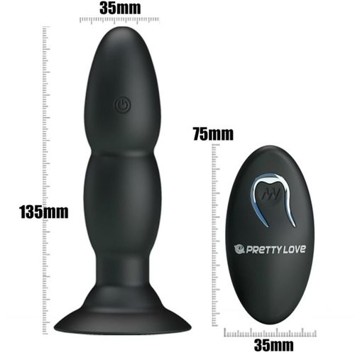 PRETTY LOVE PLUG VIBRADOR Y ROTACIN POR CONTROL REMOTO