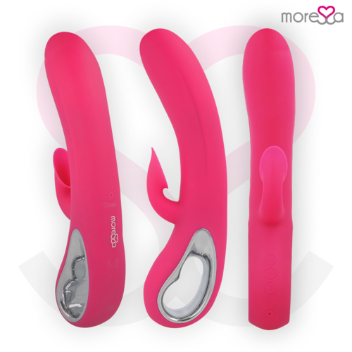 MORESSA - DUSTIN ONDAS ESTIMULADORAS CLITORIAL Y POTENTE VIBRACIÓN PREMIUM SILICONE RECARGABLE