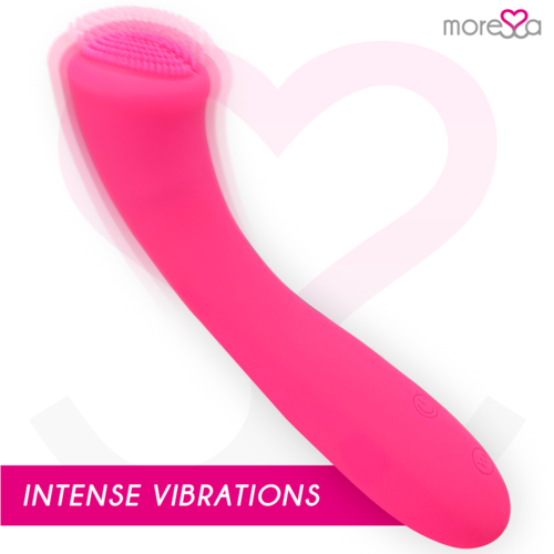 MORESSA - CELSO MASAJEADOR DUO PUNTO G Y SUERO PELVICO PREMIUM SILICONE RECARGABLE