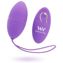 WOMANVIBE - ALSAN HUEVO CONTROL REMOTO SILICONA MORADO