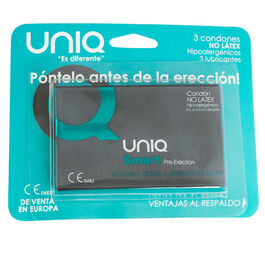 UNIQ - SMART PRESERVATIVOS PRE-ERECCIN SIN LATEX 3 UNIDADES