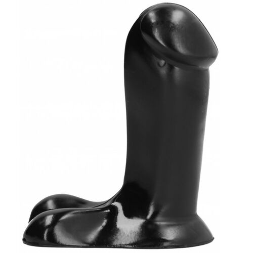 ALL BLACK DILDO REALISTICO 14 CM