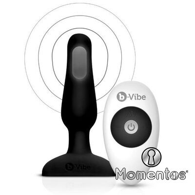 B-VIBE NOVICE CONTROL REMOTO ANAL PLUG NEGRO