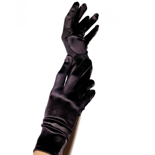 LEGAVENUE GUANTES SATIN NEGRO