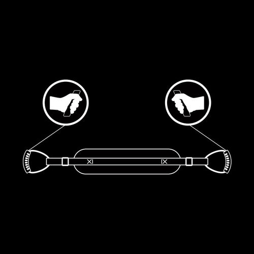 FETISH SUBMISSIVE - ARNÉS PARA HACERLO ESTILO PERRITO CON FORRO DE NEOPRENO