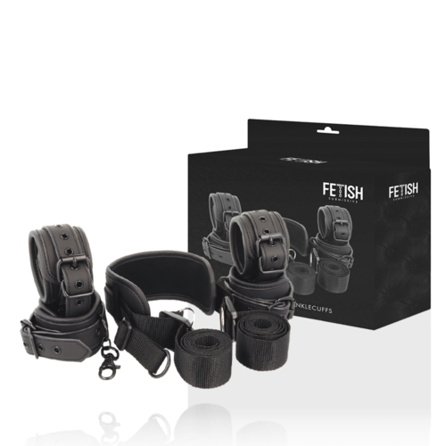 FETISH SUBMISSIVE - POSICIÓN MASTER CON 4 ESPOSAS CON FORRO DE NEOPRENO