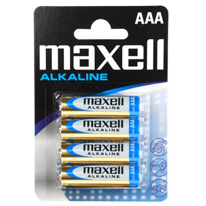 MAXELL BATTERY ALCALINA AAA LR03 BLISTER*4 EU