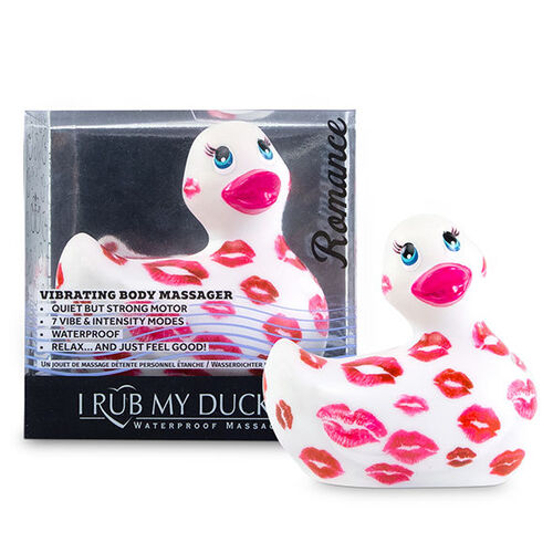 I RUB MY DUCKIE 2.0 | PATO VIBRADOR ROMANCE (WHITE & PINK)