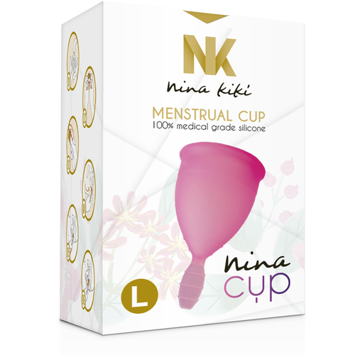 NINA CUP COPA MENSTRUAL TALLA L ROSA