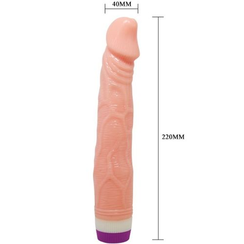 VIBRADOR REALSTICO NATURAL 22 CM