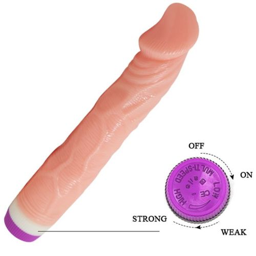 VIBRADOR REALSTICO NATURAL 22 CM