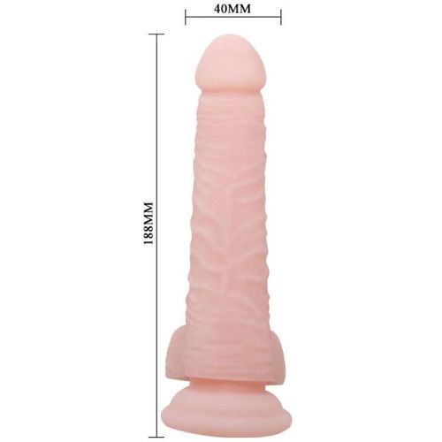 BAILE SUPER DILDO REALISTICO NATURAL 18.8 CM