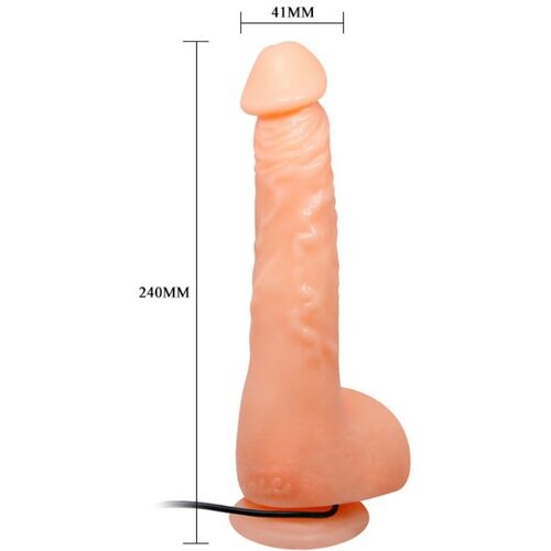 VIBRADOR REALISTICO JASON NATURAL 24 CM