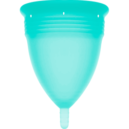 STERCUP - COPA MENSTRUAL FDA SILICONA AQUAMARINA - TALLA L