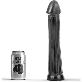 ALL BLACK - PLUG DILDO 31 CM
