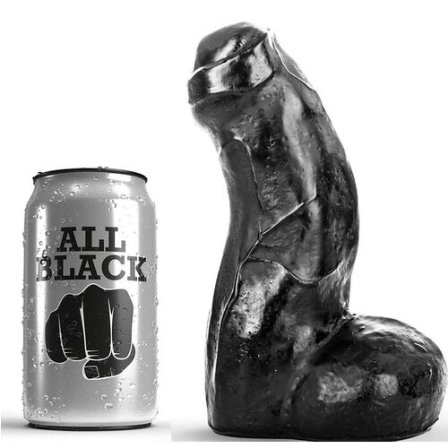 ALL BLACK - REALISTIC DONG NEGRO 17 CM