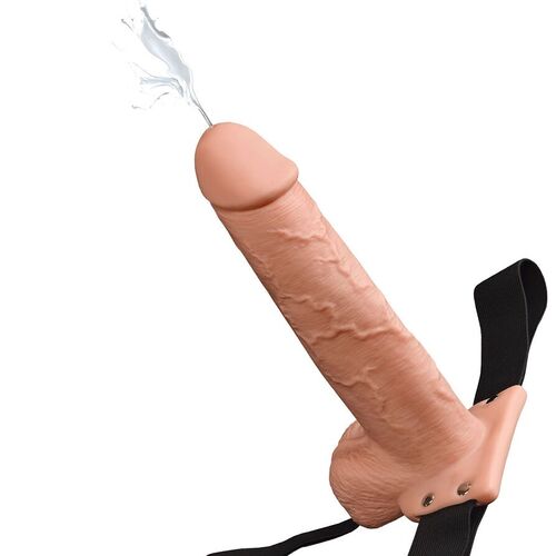 FETISH FANTASY SERIES - ARNÉS CON PENE REALÍSTICO EYACULADOR 22,9CM