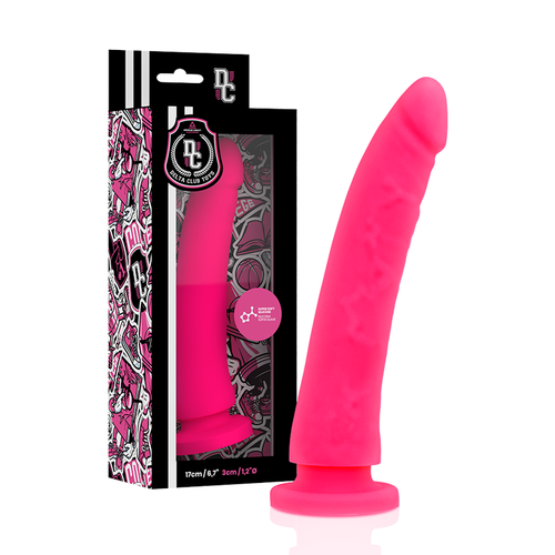 DELTA CLUB TOYS ARNES + DILDO ROSA SILICONA MEDICA 17 X 3 CM