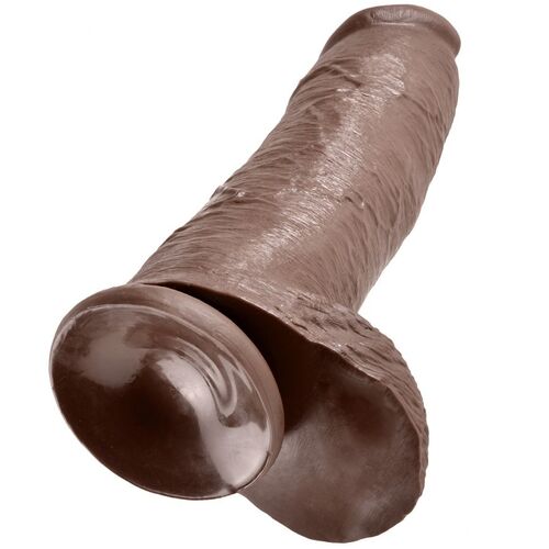KING COCK - 12 PENE REALISTICO MARRON 30.48 CM