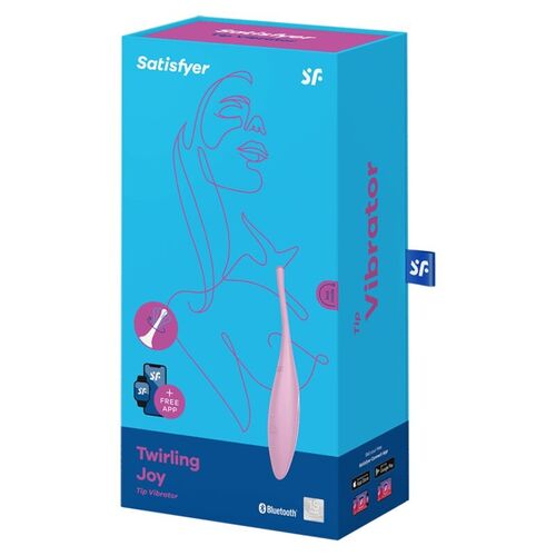 SATISFYER TWIRLING JOY ESTIMULADOR CLITORIS - ROSA