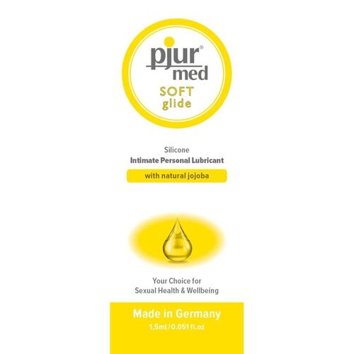 PJUR - MED SOFT GLIDE LUBRICANTE SILICONA 1.5 ML
