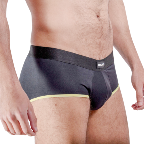 MACHO MS24A CALZONCILLO BRIEF DARK YELLOW L