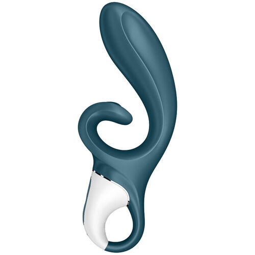 SATISFYER - HUG ME VIBRADOR RABBIT APP AZUL