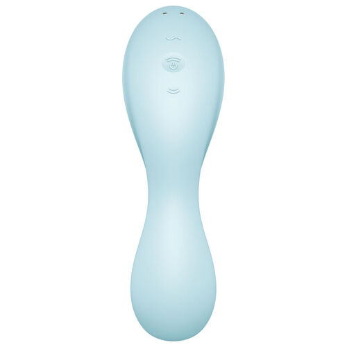 SATISFYER - CURVY TRINITY 5 ESTIMULADOR Y VIBRADOR APP AZUL