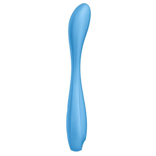 SATISFYER G-SPOT FLEX 4+ MULTI VIBRADOR APP - AZUL