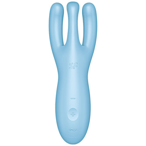 SATISFYER - THREESOME 4 VIBRADOR APP AZUL