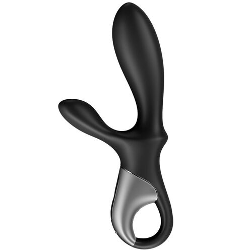 SATISFYER HEAT CLIMAX + VIBRADOR ANAL APP - NEGRO