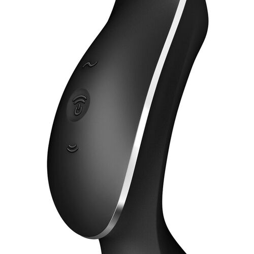 SATISFYER CURVY TRINITY 2 ESTIMULADOR Y VIBRADOR - NEGRO