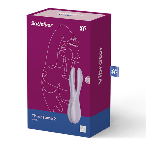 SATISFYER - THREESOME 2 VIBRADOR VIOLETA