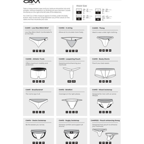 CUT4MEN - JOCKSTRAP DESIRE CUERO AZUL S