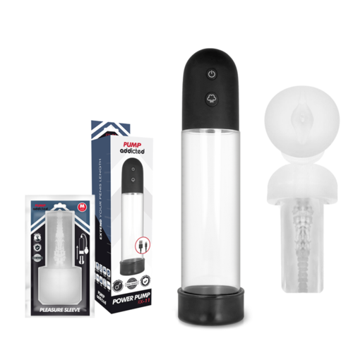 PUMP ADDICTED - BOMBA ERECCIN RX11 AUTOMTICA CON MASTURBADOR