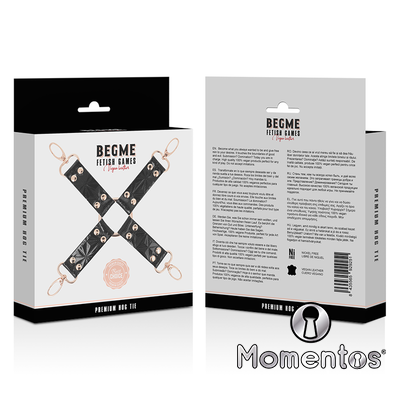 BEGME BLACK EDITION HOG TIE CUERO VEGANO