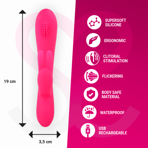 MORESSA - GINO TICKLING VAGINAL PREMIUM SILICONE RECARGABLE