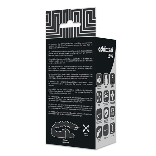 ADDICTED TOYS - MASAJEADOR ANAL PROSTÁTICO CON VIBRACIÓN