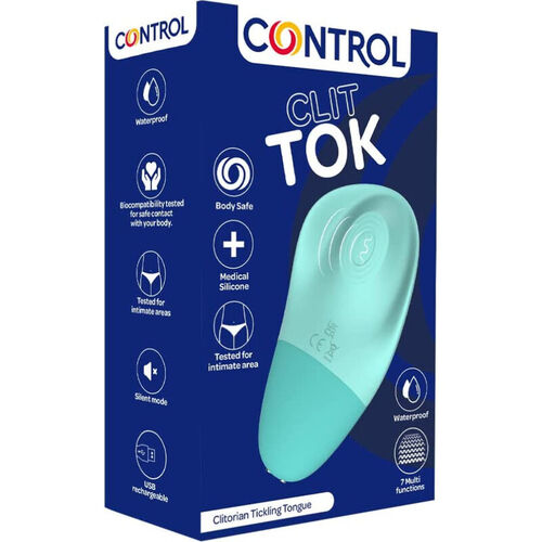 CONTROL - CLIT TOK LENGUA ESTIMULADORA DE CLTORIS RECARGABLE