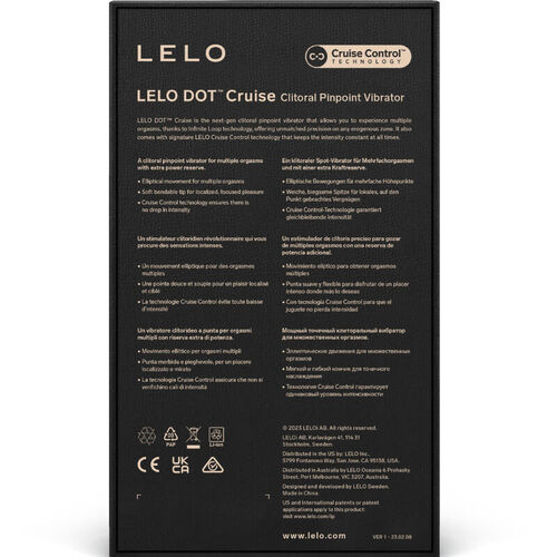 LELO - DOT CRUISE ESTIMULADOR DE CLTORIS NARANJA OCRE