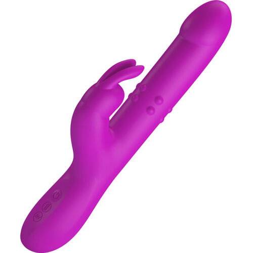 PRETTY LOVE - REESE VIBRADOR CON ROTACIN MORADO