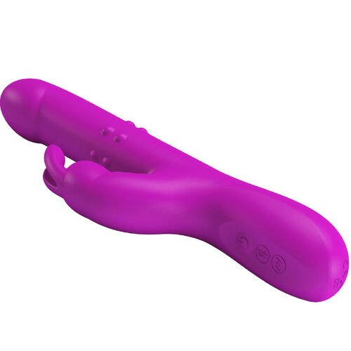 PRETTY LOVE - REESE VIBRADOR CON ROTACIN MORADO